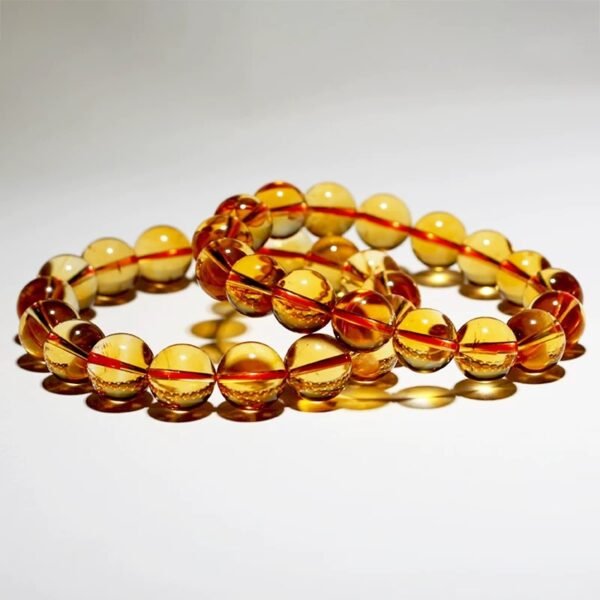 Donghai Crystal Brazilian Citrine Bracelet Optimized Citrine DIY Accessories Ball Bead Bracelet Factory Direct Sales - Image 4