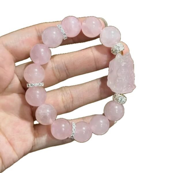 Wholesale natural powder crystal powder magic box bracelet women's powder crystal white crystal citrine bracelet female niche high - Image 5